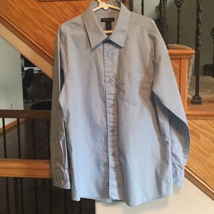 Boys light blue dress shirt